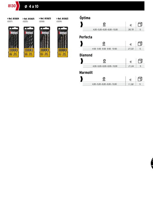HEPYC 8130 catalog specifications