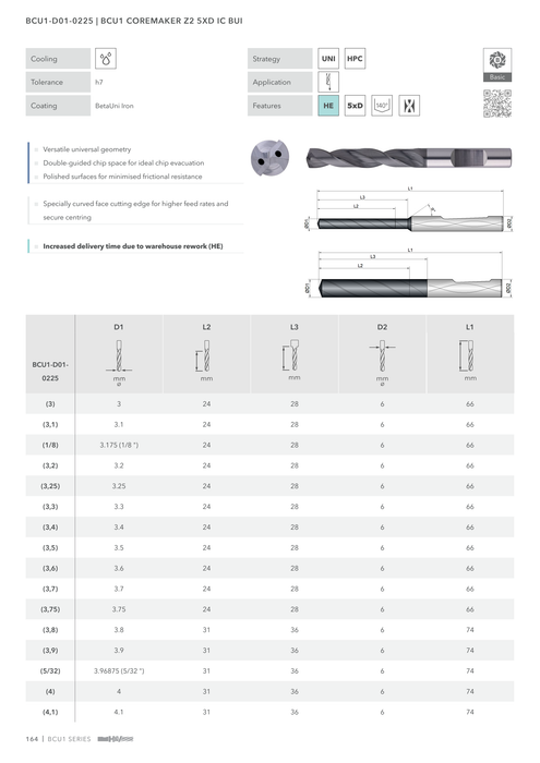 BCU1-D01-0225 catalog specifications 1