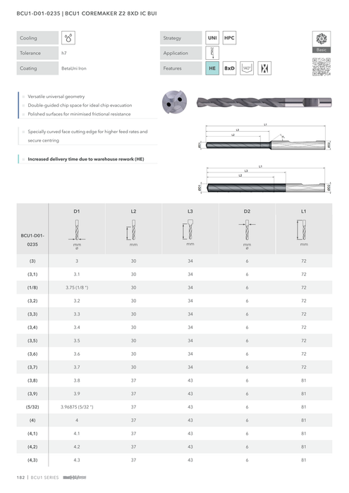 BCU1-D01-0235 catalog specifications 1