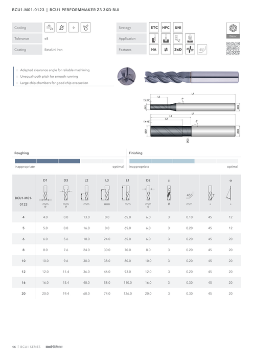 BCU1-M01-0123 catalog specifications 1