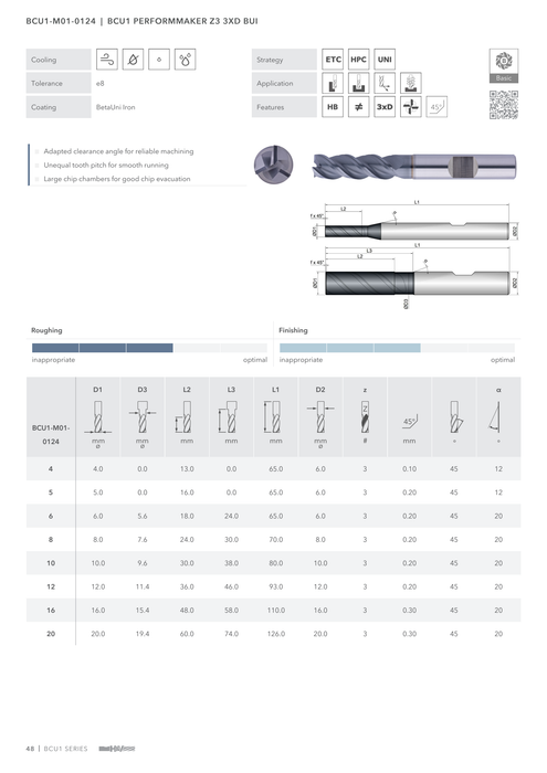 BCU1-M01-0124 catalog specifications 1