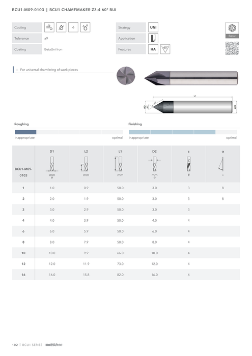 BCU1-M09-0103 catalog specifications 1