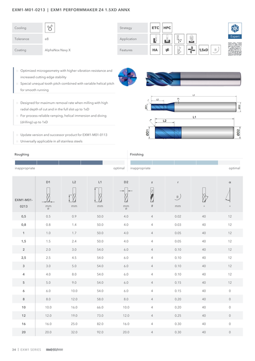 EXM1-M01-0213 catalog specifications 1