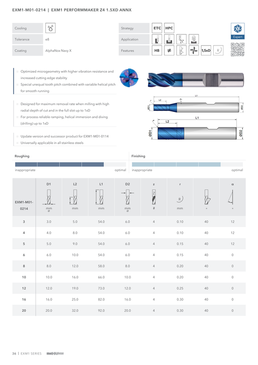 EXM1-M01-0214 catalog specifications 1