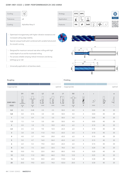 EXM1-M01-0323 catalog specifications 1
