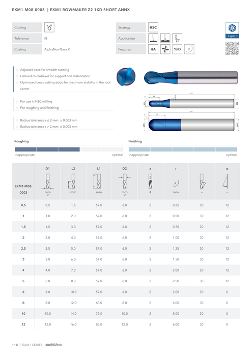 EXM1-M08-0003 catalog specifications 1