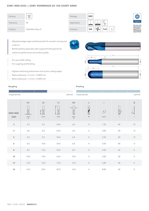 EXM1-M08-0203 catalog specifications 1