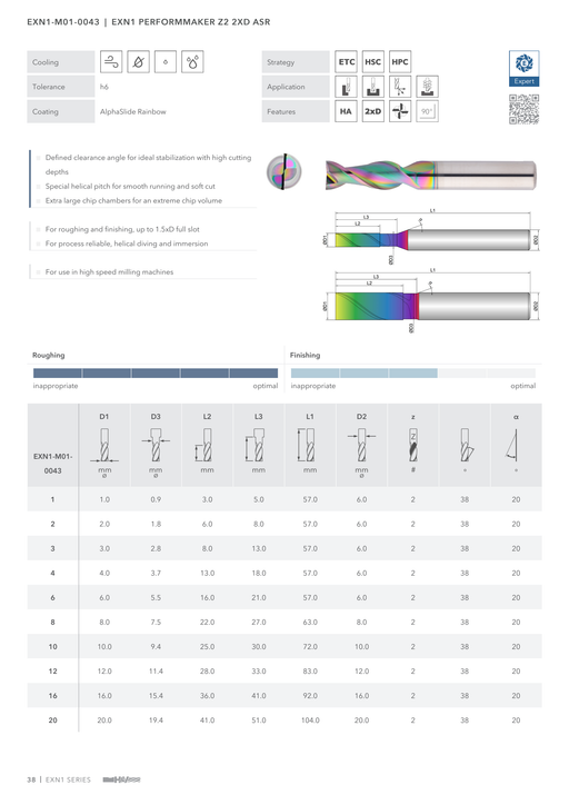 EXN1-M01-0043 catalog specifications 1
