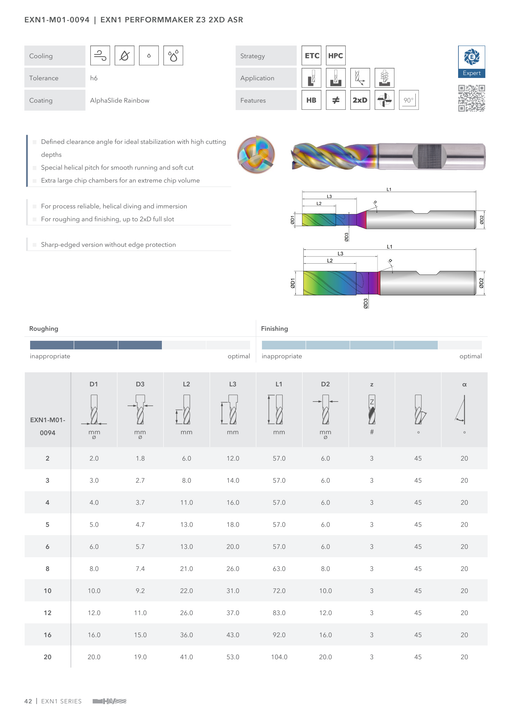 EXN1-M01-0094 catalog specifications 1