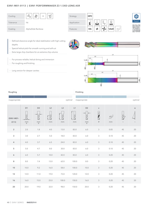 EXN1-M01-0113 catalog specifications 1