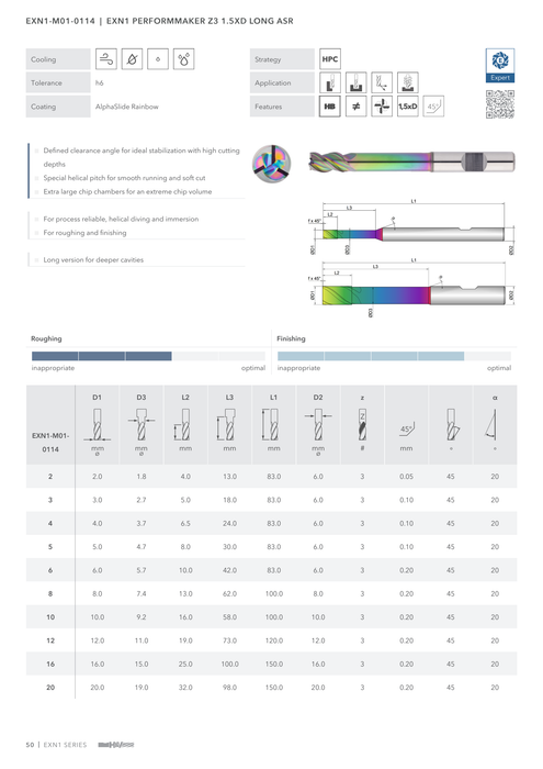 EXN1-M01-0114 catalog specifications 1