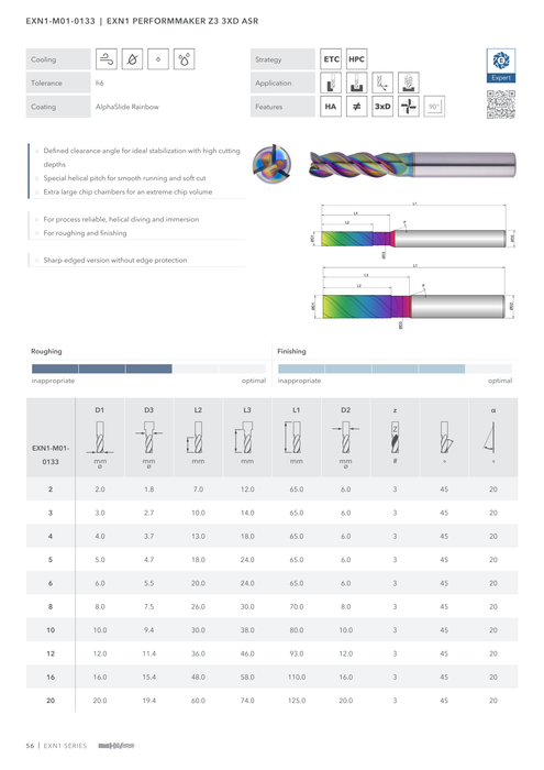 EXN1-M01-0133 catalog specifications 1