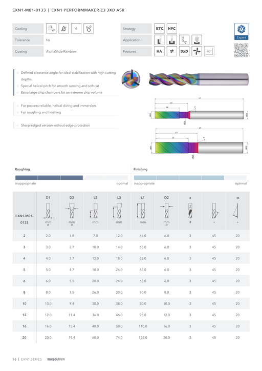 EXN1-M01-0133 catalog specifications 1