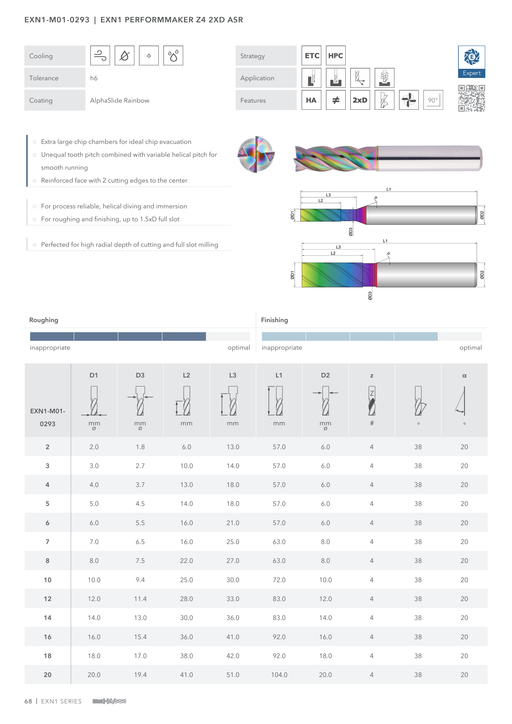 EXN1-M01-0293 catalog specifications 1