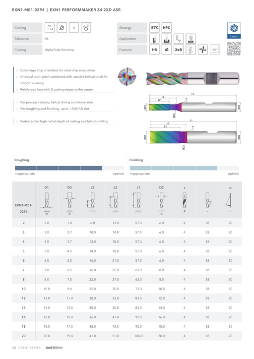 EXN1-M01-0294 catalog specifications 1
