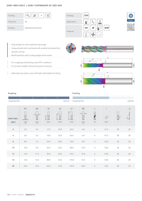 EXN1-M03-0033 catalog specifications 1