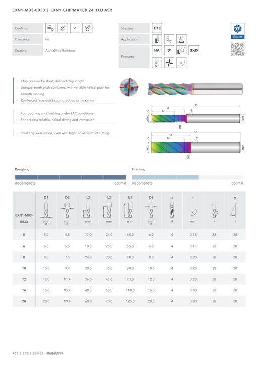 EXN1-M03-0033 catalog specifications 1