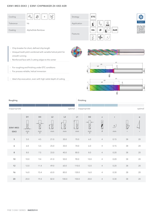 EXN1-M03-0043 catalog specifications 1