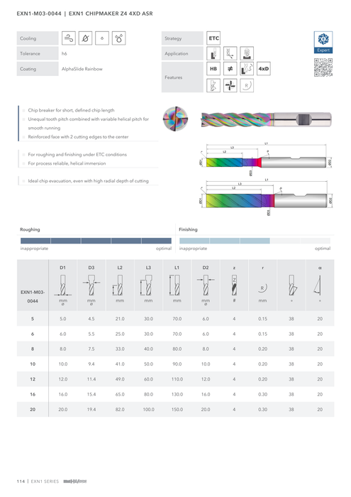 EXN1-M03-0044 catalog specifications 1