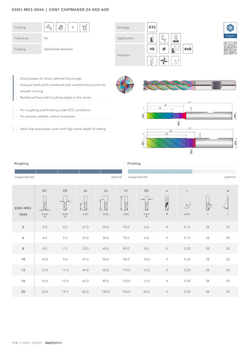 EXN1-M03-0044 catalog specifications 1