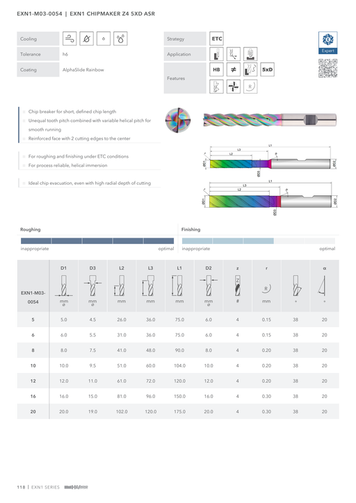 EXN1-M03-0054 catalog specifications 1