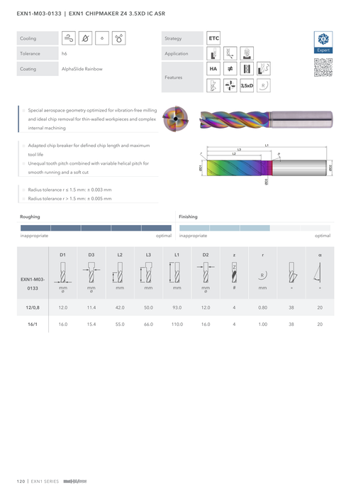 EXN1-M03-0133 catalog specifications 1