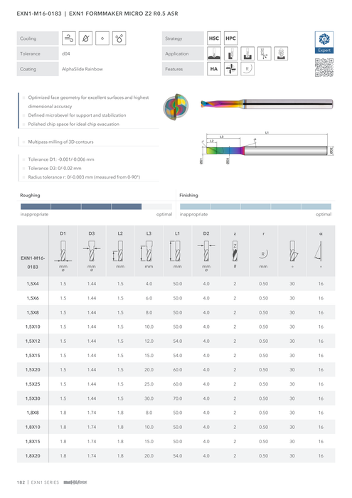 EXN1-M16-0183 catalog specifications 1