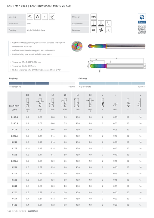EXN1-M17-0003 catalog specifications 1