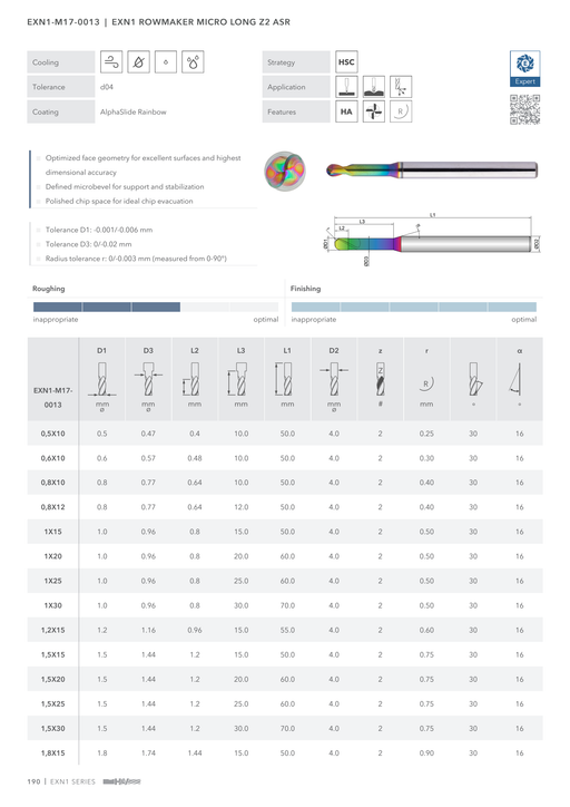 EXN1-M17-0013 catalog specifications 1