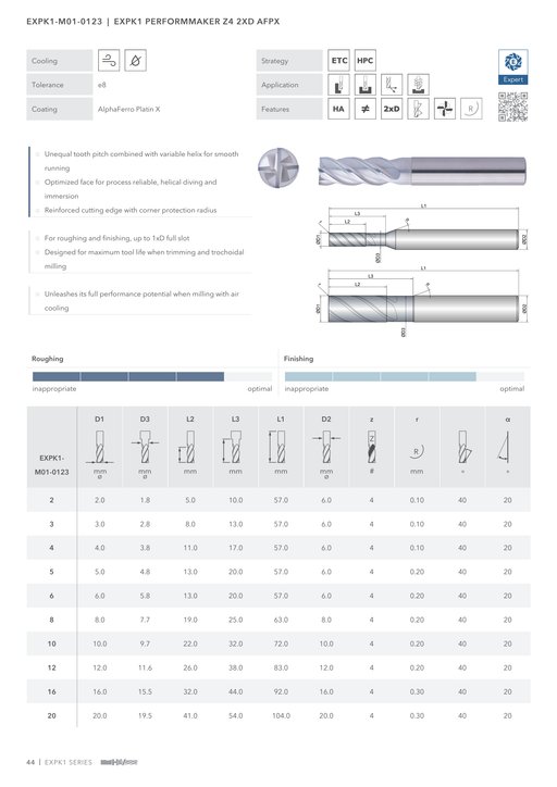 EXPK1-M01-0123 catalog specifications 1