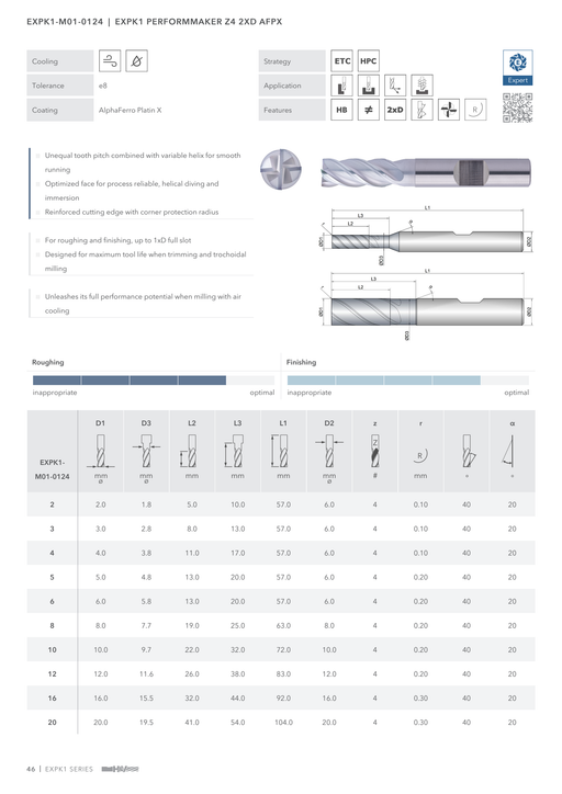 EXPK1-M01-0124 catalog specifications 1