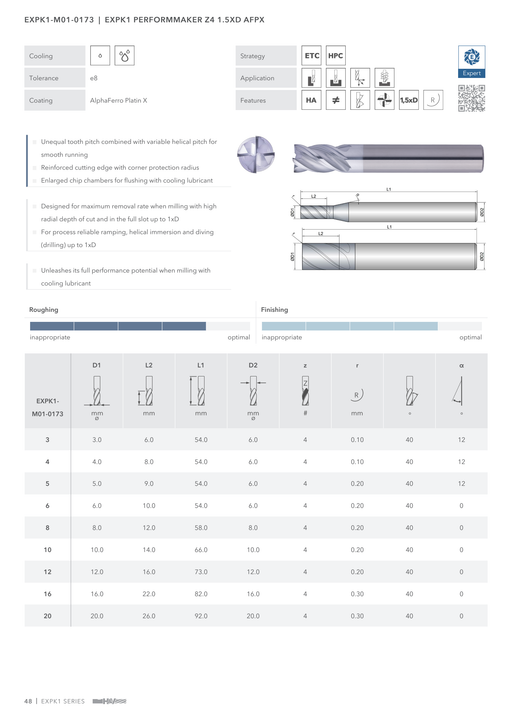 EXPK1-M01-0173 catalog specifications 1