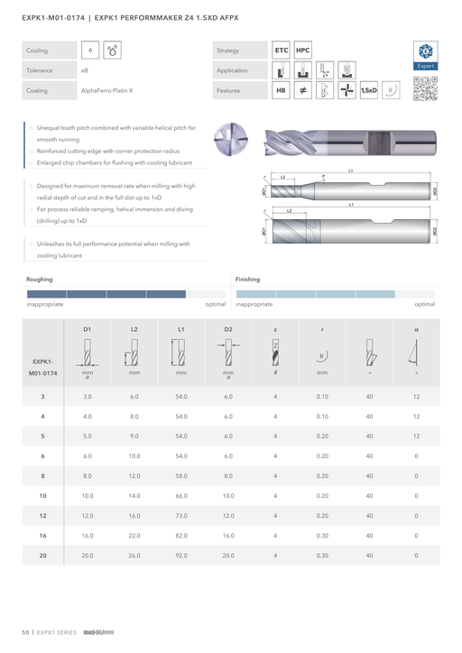 EXPK1-M01-0174 catalog specifications 1