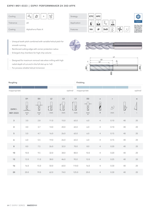 EXPK1-M01-0323 catalog specifications 1