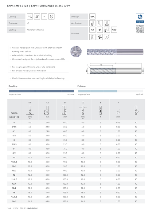 EXPK1-M03-0123 catalog specifications 1