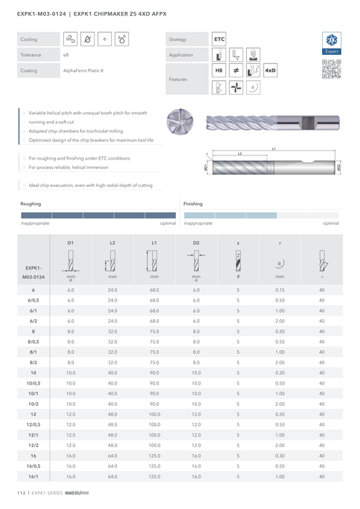 EXPK1-M03-0124 catalog specifications 1