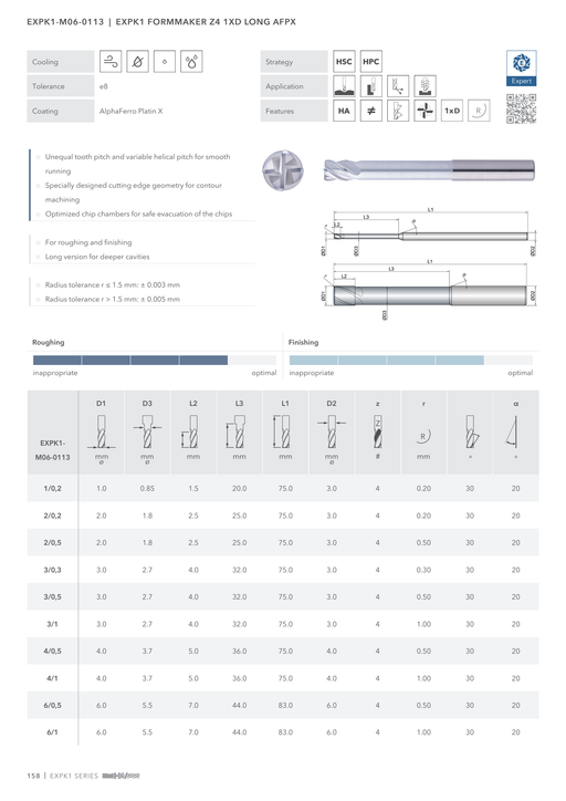 EXPK1-M06-0113 catalog specifications 1