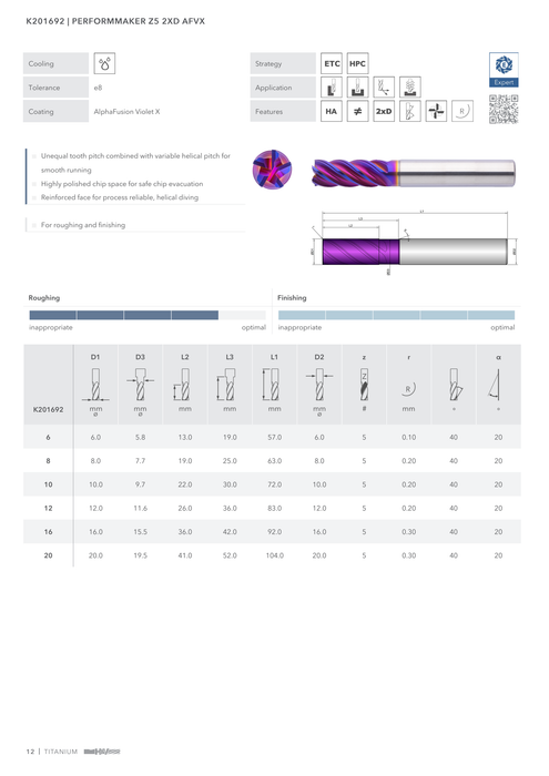 K201692 catalog specifications 1