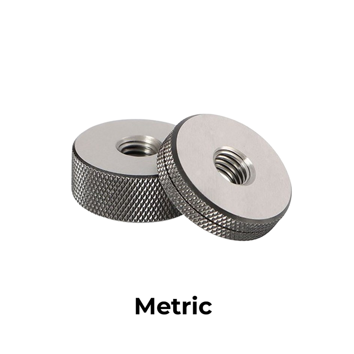 M Ring Thread Gauge  GO /  NOGO 6g (M1x0.25 GO - M30x3.5 NOGO)