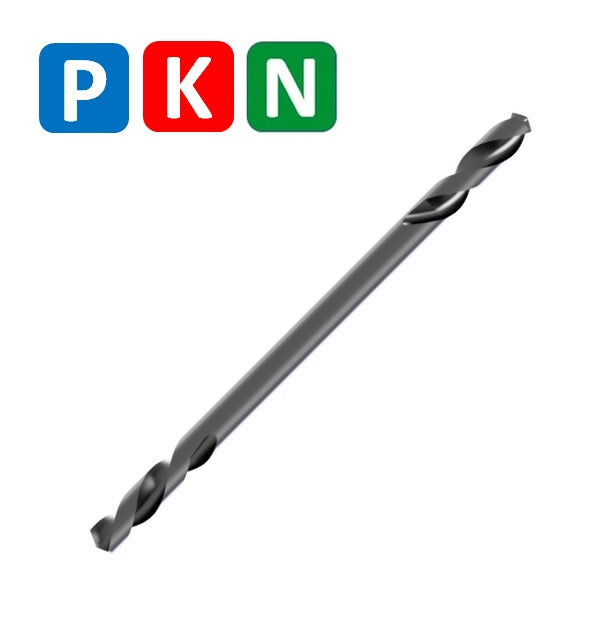 HSS Drill, Extra Short Series, Two cutting tip, Tip of 118º, Helix at 30º, DIN1897N (2.0mm - 8.0mm)