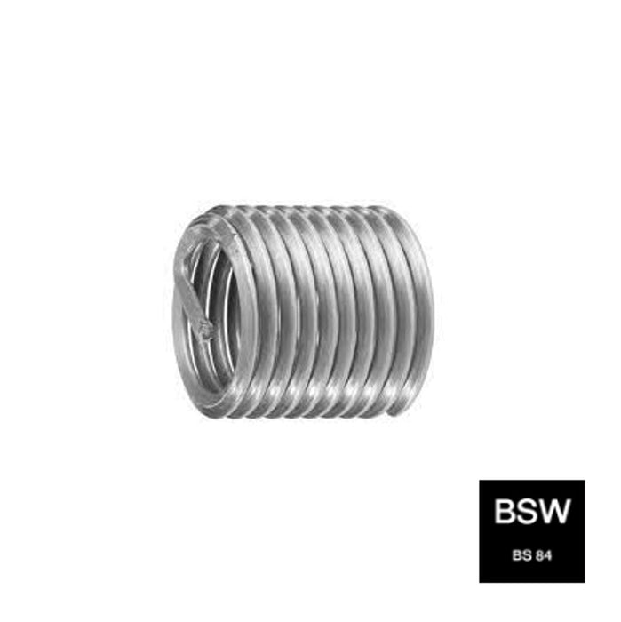 Stainless Steel, Thread Insert , DIN 8140, 3D ( BSW 1/2-12 - BSW 1''-8 )